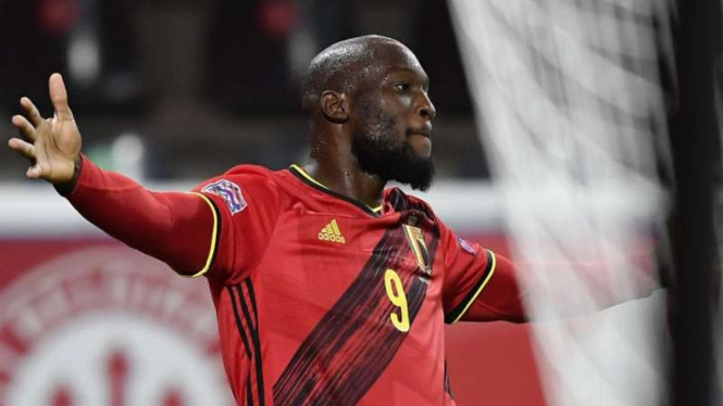 Striker Belgia, Romelu Lukaku.