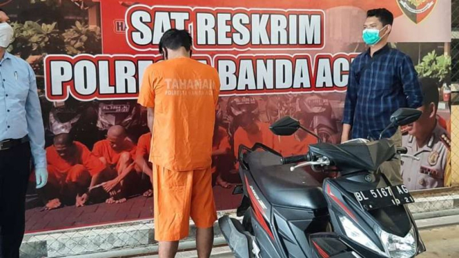  Pelaku pembacokan korban selingkuhan istri di Banda Aceh