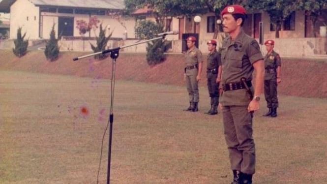 VIVA Militer: Luhut Binsar Panjaitan saat masih aktif berdinas di Kopassus TNI