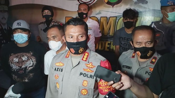 Kapolres Metro Depok, Komisaris Besar Polisi Aziz Andriansyah.