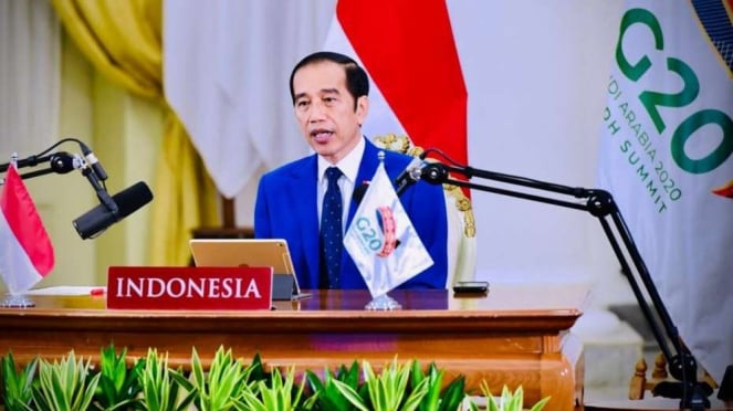 Presiden Joko Widodo di Konferensi Tingkat Tinggi (KTT) G20 Tahun 2020