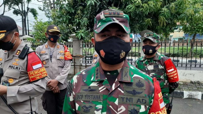 Komandan Kodim 0504 Jakarta Selatan Kolonel Inf Ucu Yustiana