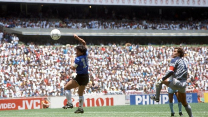 Gol Tangan Tuhan legenda Argentina, Diego Maradona