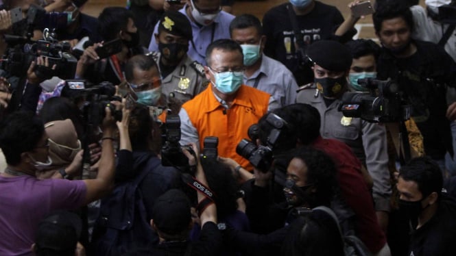 KPK Tahan Menteri KKP Edhy Prabowo Terkait Korupsi Benih Lobster