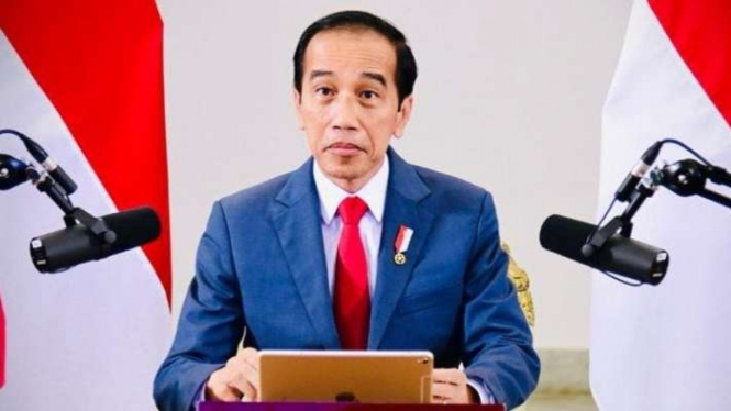 Presiden joko Widodo di pertemuan WEF.