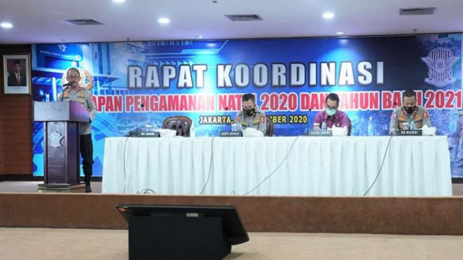 Rapat Koordinasi persiapan pengamanan Operasi Lilin 2020