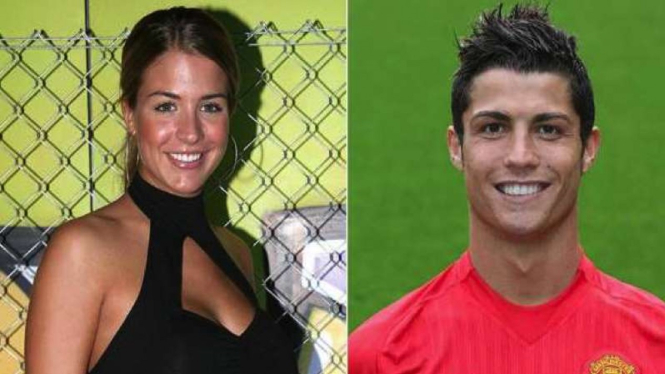 Ronaldo dan mantan kekasihnya, Gemma Atkinson