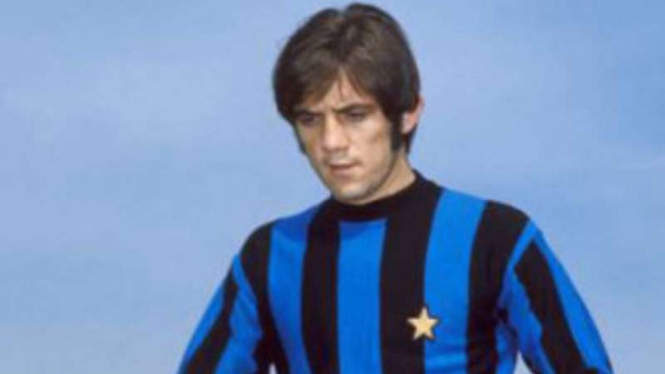 Striker legendaris Inter Milan, Roberto Boninsegna.