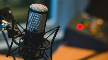Microphone untuk Podcast.