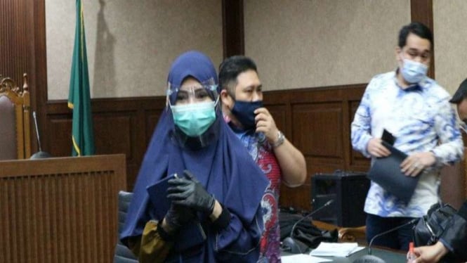 Jaksa Pinangki Sirna Malasari di pengadilan Tindak Pidana Korupsi (Tipikor) Jaka