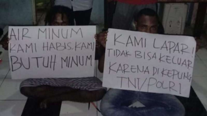VIVA Militer: Mahasiswa yang mengaku dikepung TNI Polri.