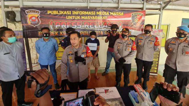 Kapores Kota Tangerang Kombes Ade Ary Dalam Rilis Kasus Pencurian