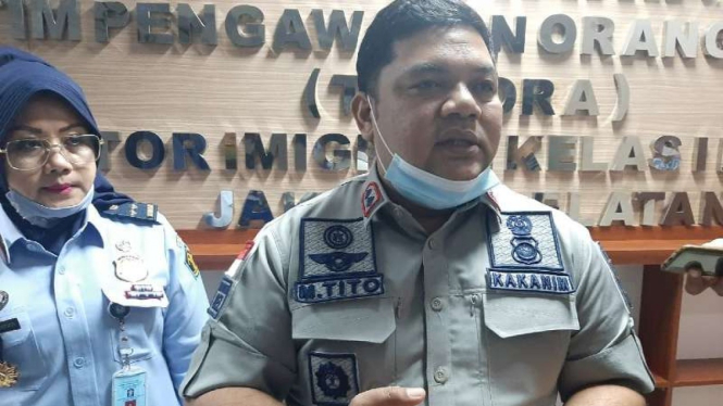 Kakanim Kelas 1 Khusus Non TPI Jaksel M Tito Andrianto