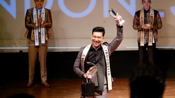 Pemenang gelar Mister Global Indonesia 2020, Bagus Ajidani