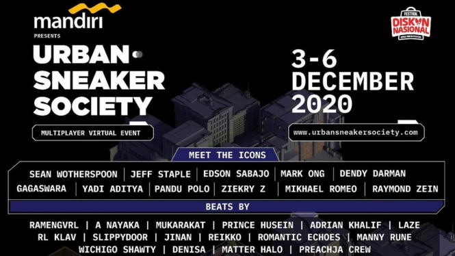 Gelaran Urban Sneaker Society 2020 berlangsung virtual multiplayer