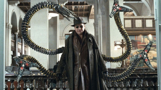 Doctor Octopus di film Spider-Man 2 tahun 2004.