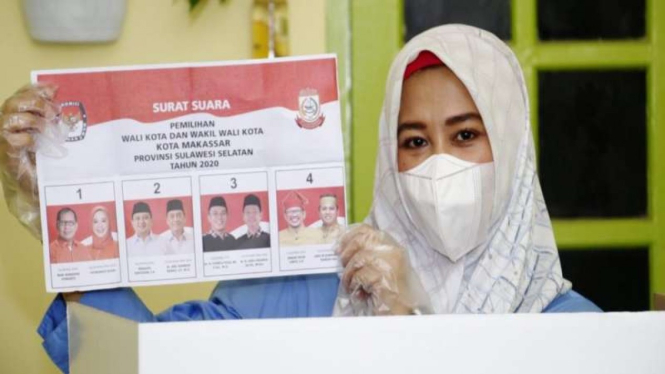 Calon Wakil Wali Kota Makassar, yang satu-satunya perempuan, Fatmawati Rusdi