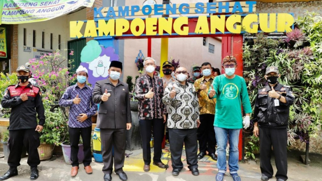 Peluncuran program kampung sejahtera mandiri di Kampung Anggur Kota Tangerang