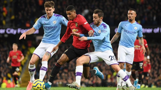 Duel Manchester United vs Manchester City