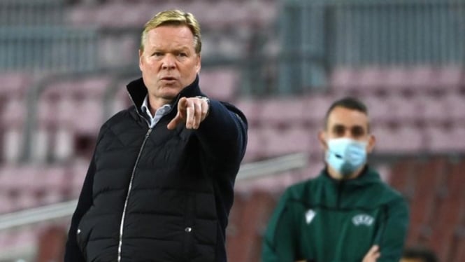 Pelatih Barcelona, Ronald Koeman.