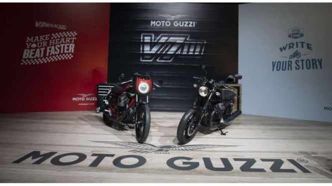 Motorgede Italia, Motoguzzi V7III meluncur di Indonesia.