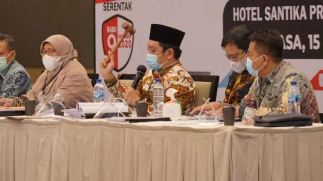 KPU Kota Medan menetapkan hasil Pilkada yang digelar pada 9 Desember lalu.