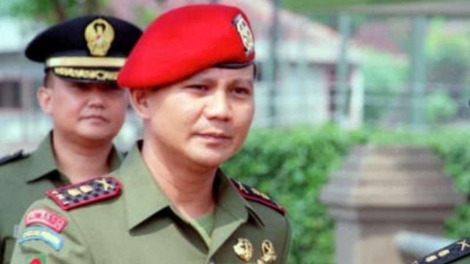 VIVA Militer: Prabowo Subiyanto saat masih berpangkat Letkol TNI