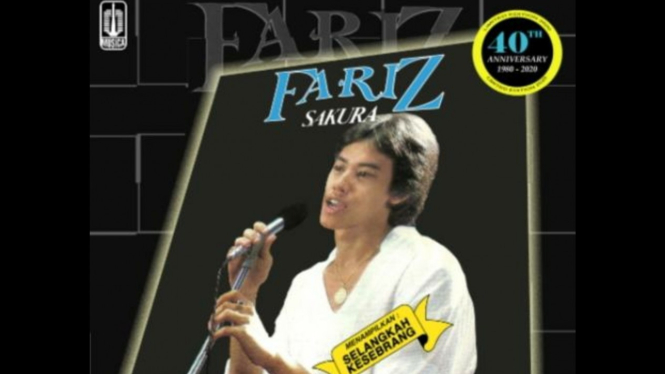 Album piringan hitam Sakura karya musisi Fariz RM
