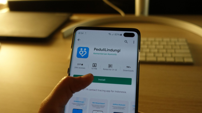 Aplikasi PeduliLindungi.