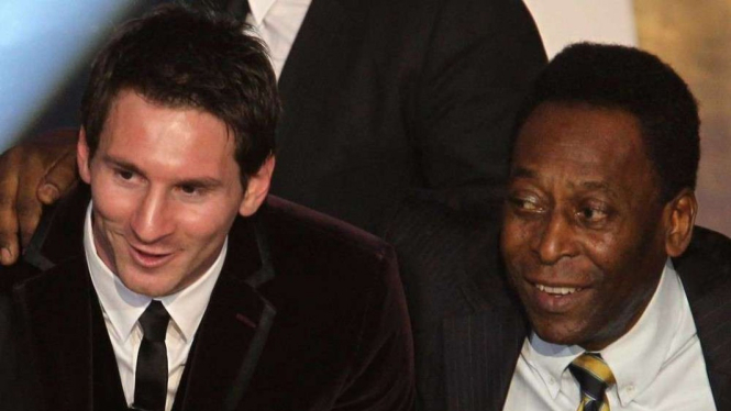 Legenda Brasil, Pele dan megabintang Barcelona Lionel Messi