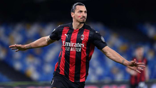 Bomber AC Milan, Zlatan Ibrahimovic.