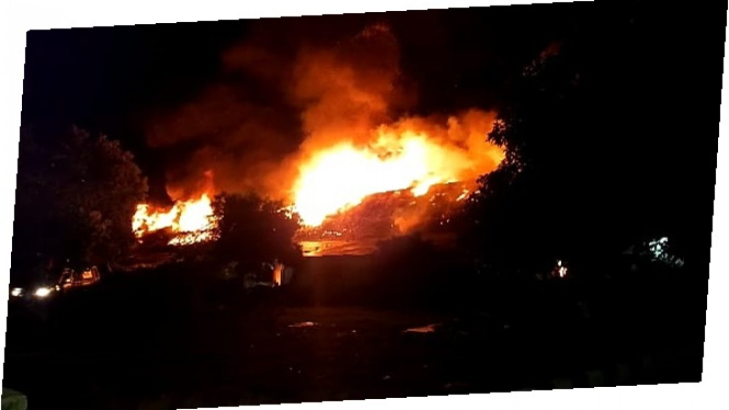 Kebakaran di lingkungan Mako Brimob Depok