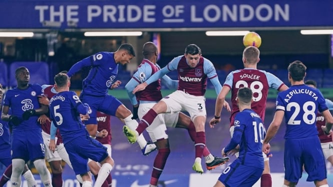 Pertandingan Chelsea vs West Ham United