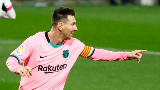 Megabintang Barcelona, Lionel Messi