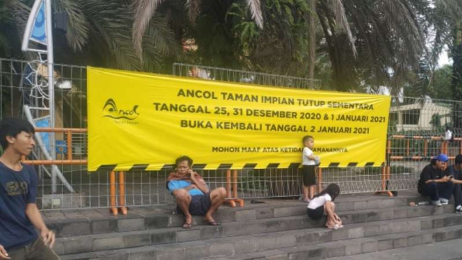 Ancol ditutup selama Natal dan Tahun Baru, imbas pandemi COVID-19.