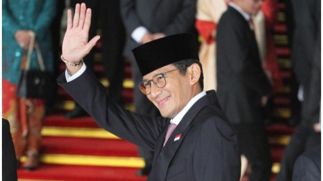 Sandiaga Salahudin Uno sebagai Menteri Pariwisata dan Ekonomi Kreatif