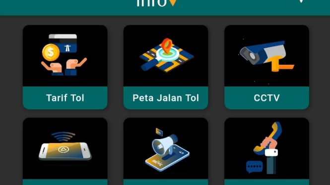 Aplikasi BPJT Info untuk pengguna Jalan Tol di Indonesia.