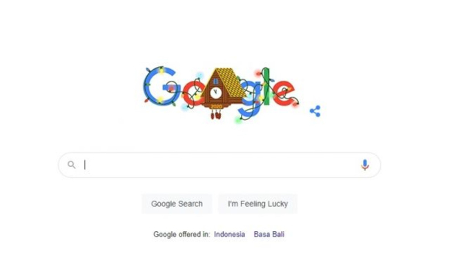 Google Doodle Malam Tahun Baru.