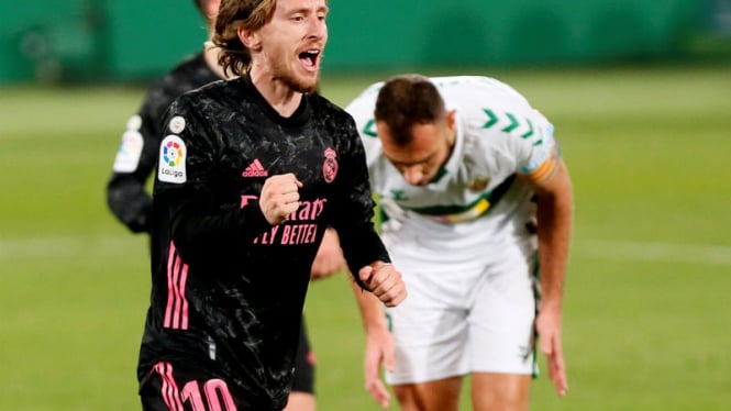 Gelandang Real Madrid, Luka Modric.