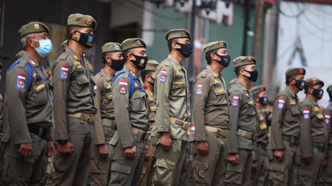 Apel siaga Satpol PP Kota Bandung