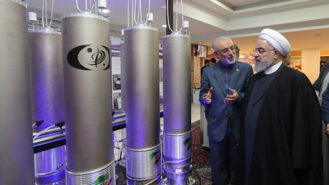 Iran tingkatkan pengayaan uranium. EPA via BBC Indonesia