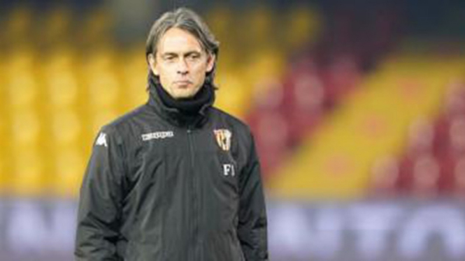 Pelatih Benevento, Filippo Inzaghi.