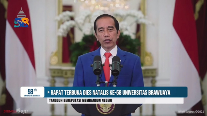 Presiden Joko Widodo Hadiri Dies Natalis ke-58 Universitas Brawijaya Malang