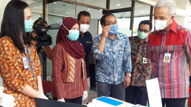 Gubernur Jawa Tengah Ganjar Pranowo di UGM.