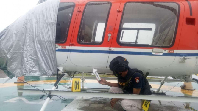 Helikopter Milik PT Freeport Indonesia Yang Ditembak