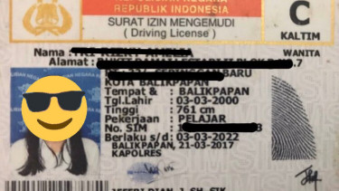 Kesalahan data saat pembuatan SIM