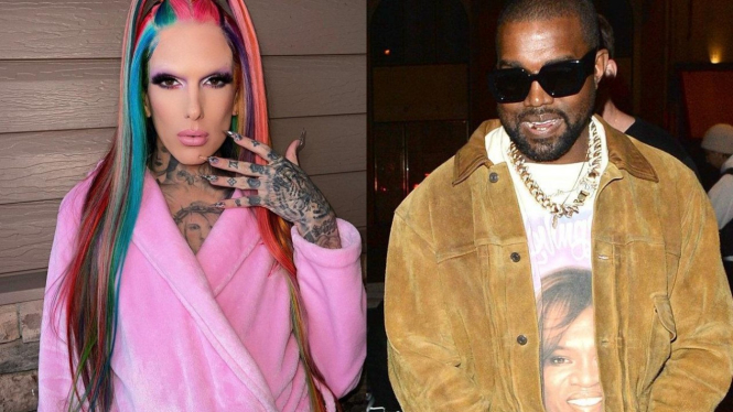 Jeffree Star dan Kanye West.