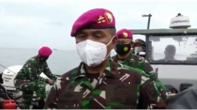 VIVA Militer: Dankormar Mayjen TNI Suhartono turun ke lokasi pencarian SJ182