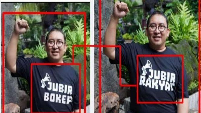 Hoax Fadli Zon pakai kaus bertuliskan Jubir Bokep