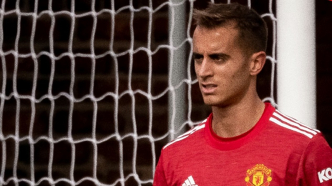 Luca Ercolani saat membela Manchester United